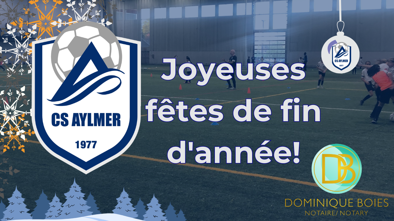 Joyeuses fêtes de fin d'année